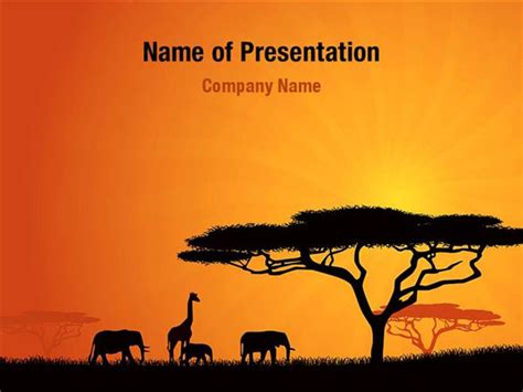 Africa Powerpoint Template